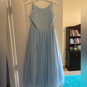 Girls size 8 formal dress, worn once/practically brand new